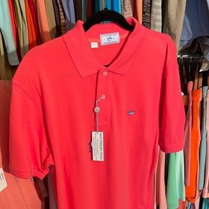 (New) Southern Tide Men’s Light Red Polo